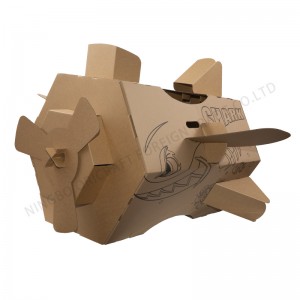 DIY AIRPLANE CARDBOARD CARTON IN DOOR PLAYHOUSE (CAN BE WORN)